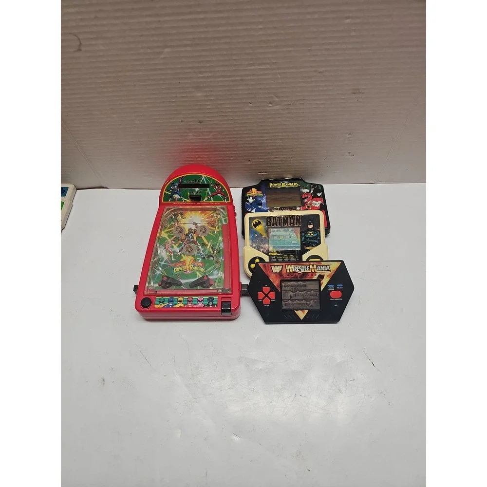 Vintage 80s/90s Electronic Handheld Game Lot-Set of 4